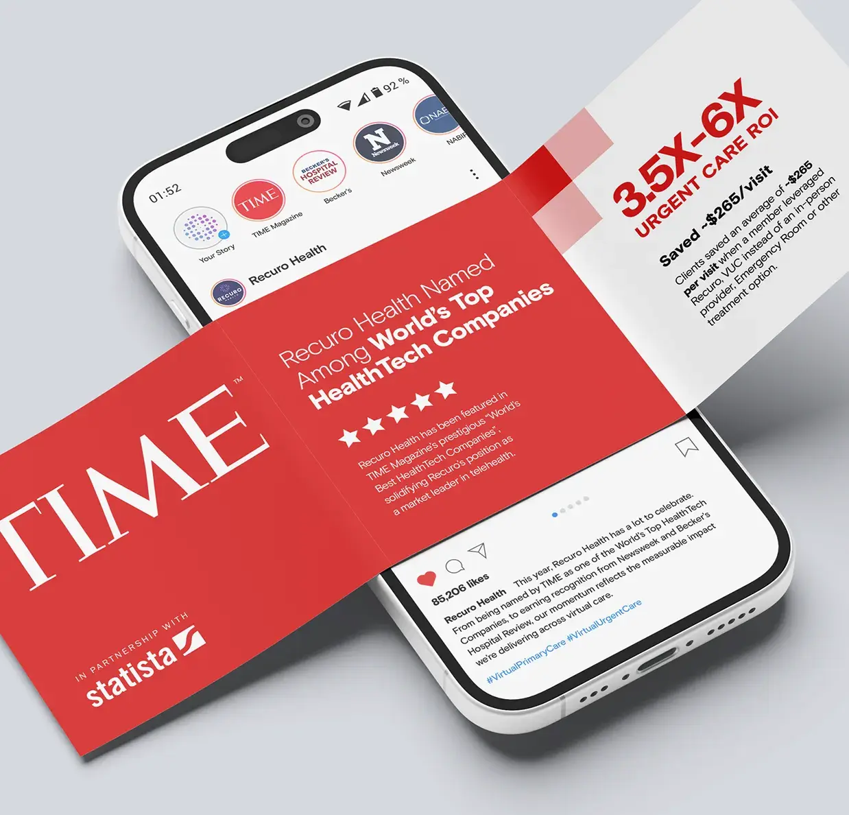 Recuro Health named among world's top healthtech companies